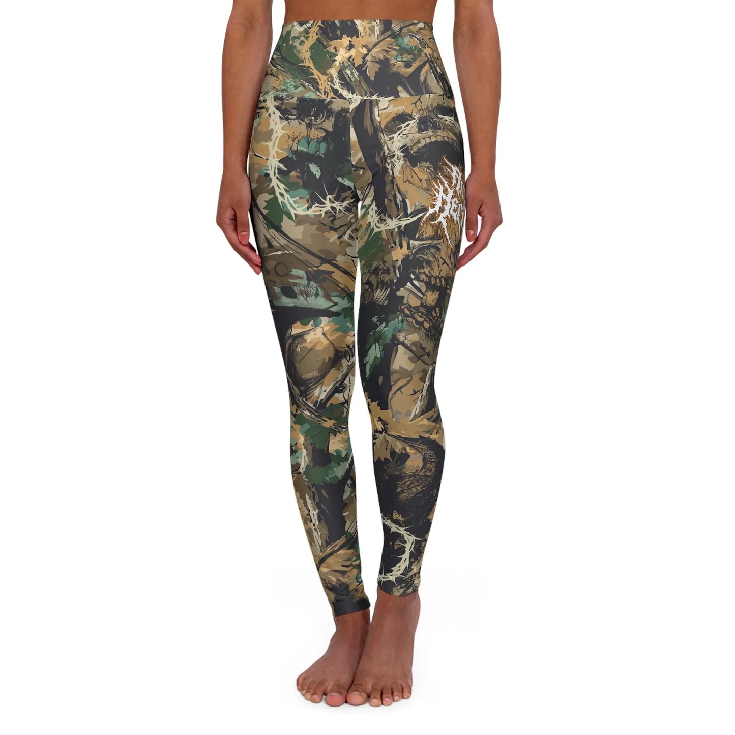 Mayhem Camo High Waisted Yoga Leggings - Blade & Thread