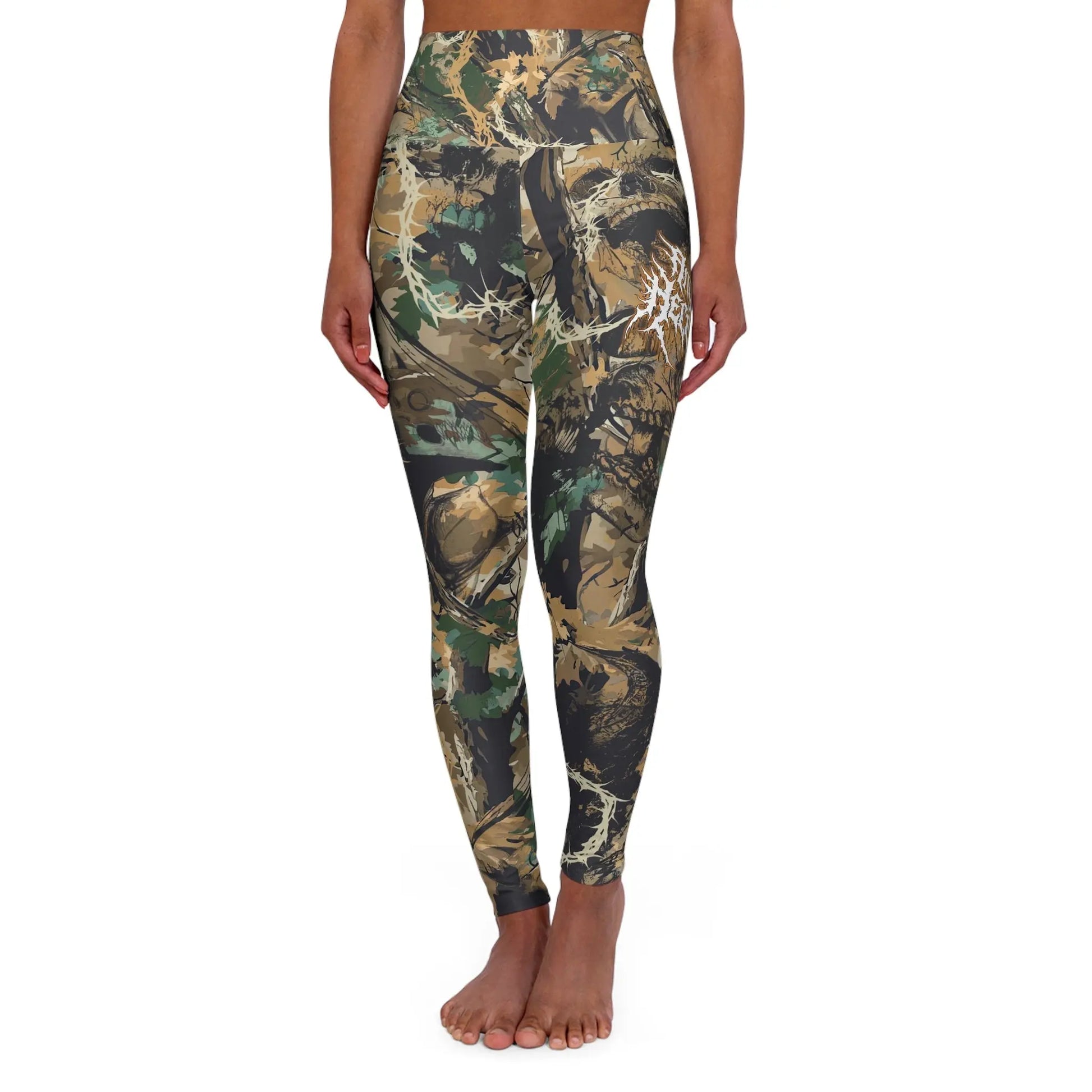 Mayhem Camo High Waisted Yoga Leggings - Blade & Thread