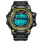 Men Sport Watch High-end Silicone Strap Military Wrist Watch Calendar Waterproof Digital Watch nowadaysfashion