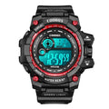 Men Sport Watch High-end Silicone Strap Military Wrist Watch Calendar Waterproof Digital Watch nowadaysfashion
