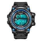 Men Sport Watch High-end Silicone Strap Military Wrist Watch Calendar Waterproof Digital Watch nowadaysfashion