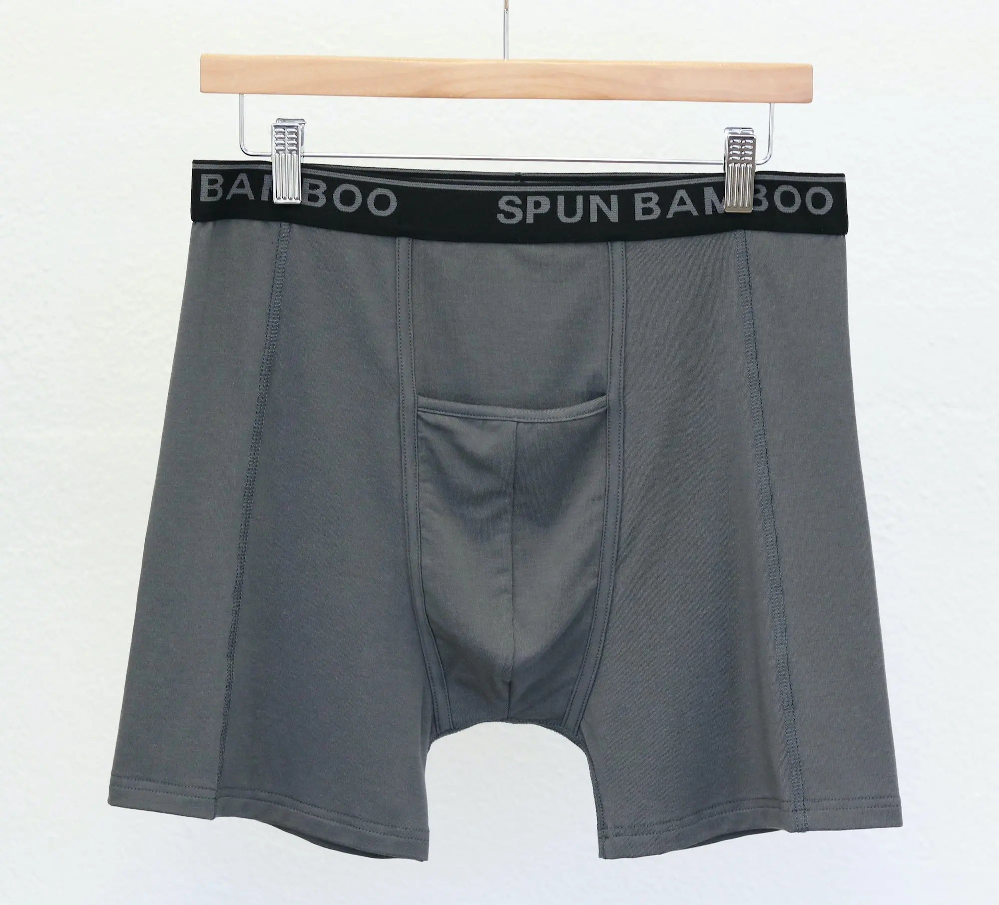 Men’s Bamboo Boxer Briefs — Ultra-Soft, Breathable Everyday Underwear Spun Bamboo