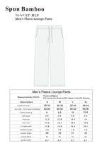 Men's Bamboo Viscose Fleece Lounge Pants Spun Bamboo