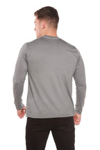 Men's Bamboo Viscose/Organic Cotton Long Sleeve T-Shirt Spun Bamboo