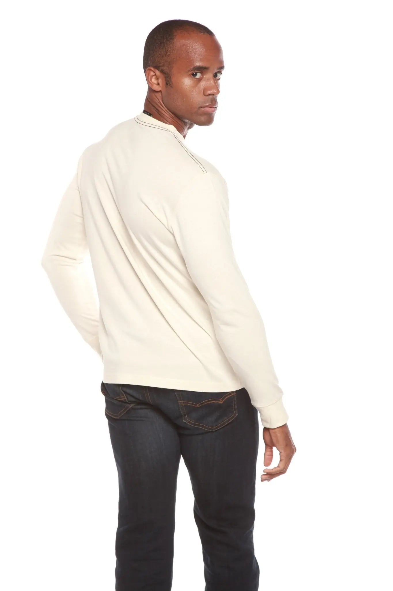 Men's Bamboo Viscose/Organic Cotton Long Sleeve T-Shirt - Blade & Thread