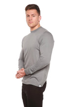 Men's Bamboo Viscose/Organic Cotton Long Sleeve T-Shirt Spun Bamboo