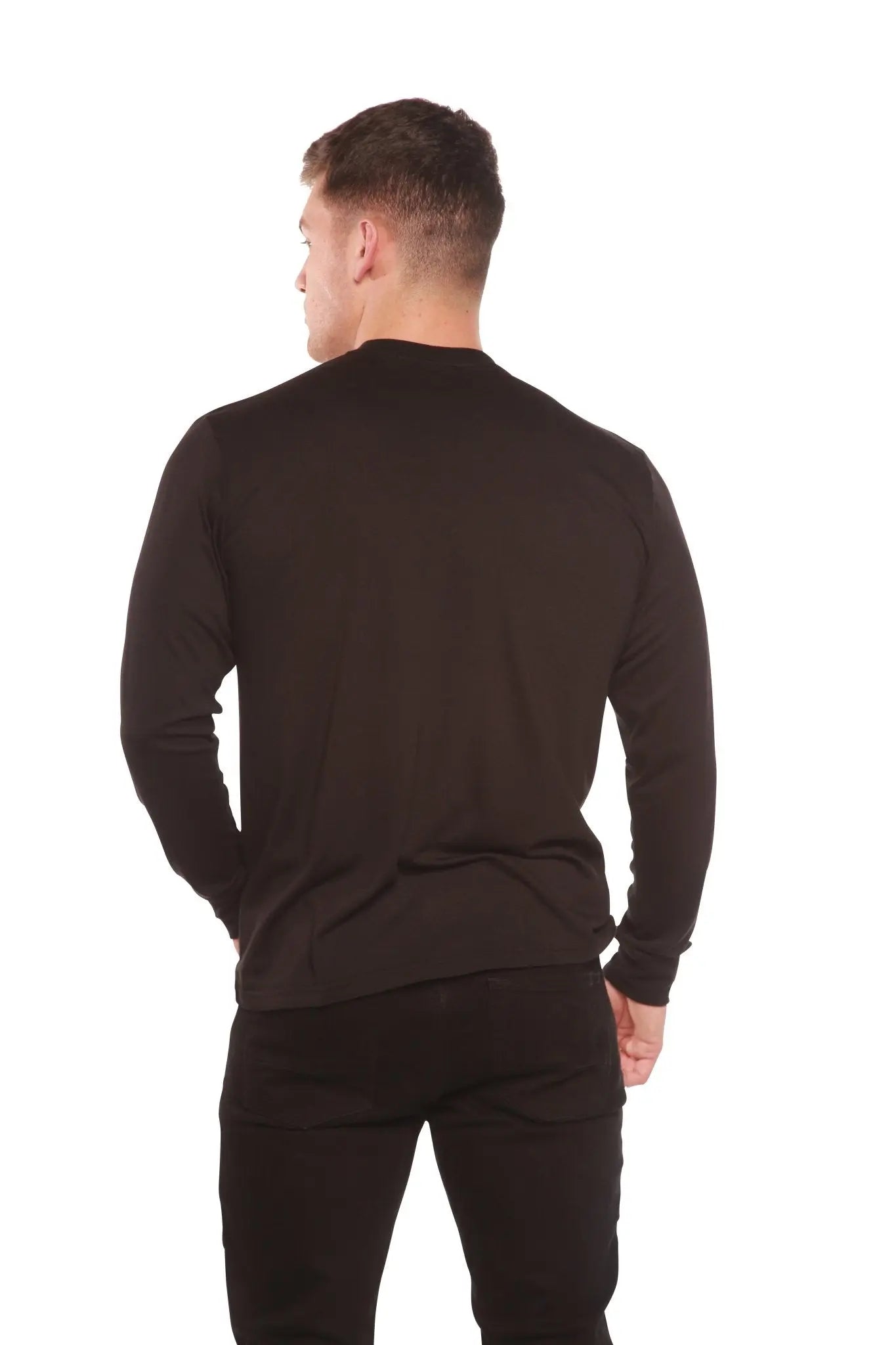 Men's Bamboo Viscose/Organic Cotton Long Sleeve T-Shirt - Blade & Thread