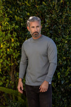Men's Bamboo Viscose/Organic Cotton Long Sleeve T-Shirt Spun Bamboo