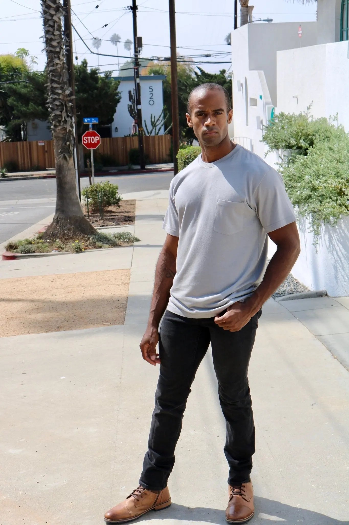 Men's Bamboo Viscose/Organic Cotton Pocket T-Shirt - Blade & Thread