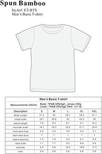 Men's Bamboo Viscose/Organic Cotton Short Sleeve Contrast Stitch T-Shirt Spun Bamboo