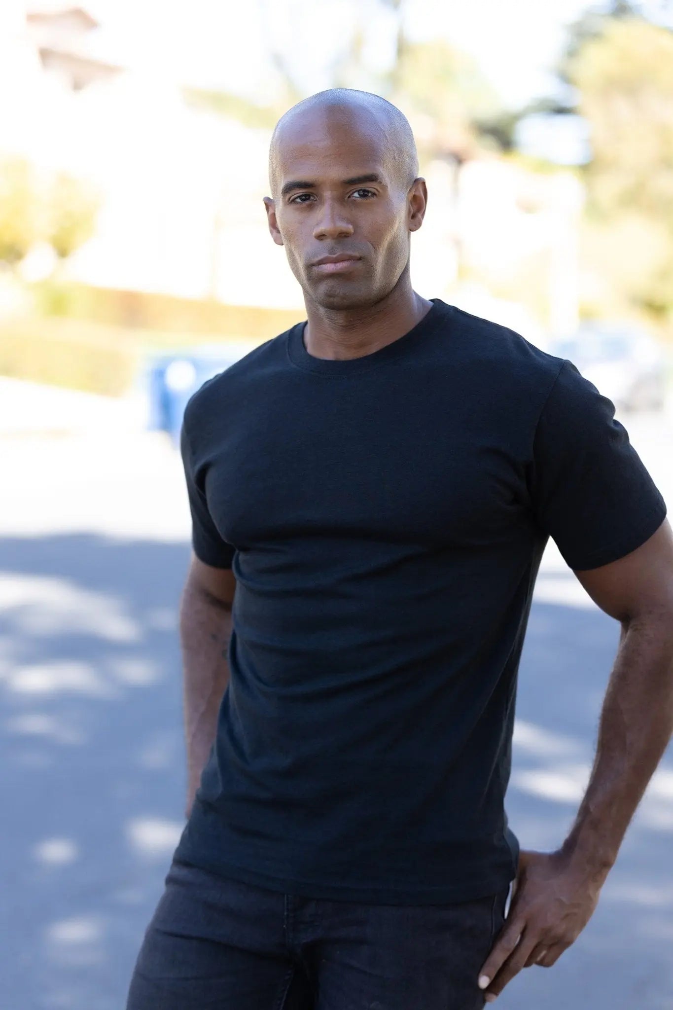 Men's Bamboo Viscose/Organic Cotton Short Sleeve Contrast Stitch T-Shirt - Blade & Thread