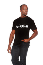 Men's Bamboo Viscose/Organic Cotton Short Sleeve T-Shirt with Print Mauna Kea Spun Bamboo