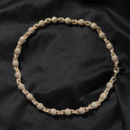 mens gold 5A Zirconia Ball chain necklace nowadaysfashion