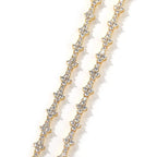 mens gold chain airplane tennis necklace nowadaysfashion