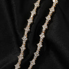 mens gold chain airplane tennis necklace nowadaysfashion
