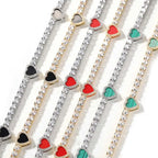 mens gold chain Colorful love tennis necklace nowadaysfashion