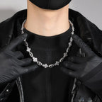 mens gold chain Diamond eye cross necklace nowadaysfashion