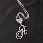 mens gold chain love button head floral necklace nowadaysfashion