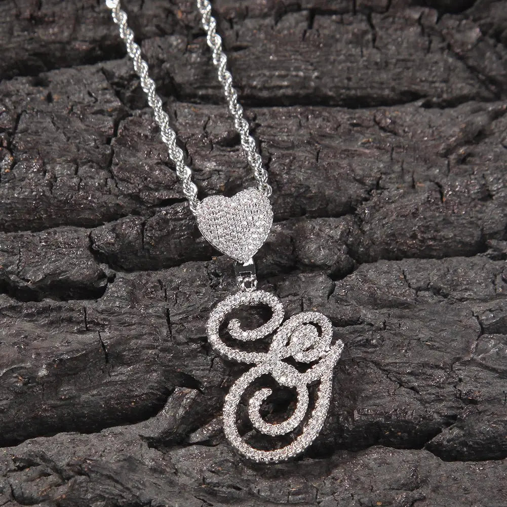 mens gold chain love button head floral necklace - Blade & Thread