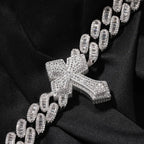 mens gold cross cuban link chain necklace nowadaysfashion
