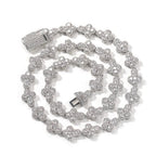 mens gold cross moissanite chain necklace nowadaysfashion