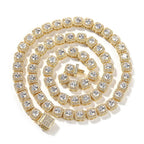 mens gold Gold Plated Rock Candy Chain necklace nowadaysfashion
