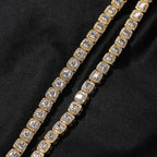 mens gold Gold Plated Rock Candy Chain necklace nowadaysfashion