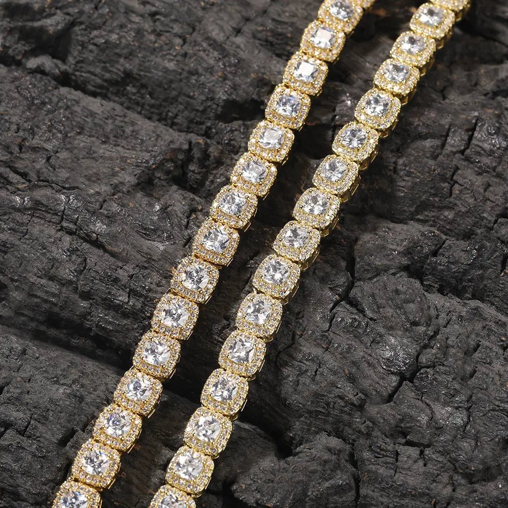 mens gold Gold Plated Rock Candy Chain necklace - Blade & Thread
