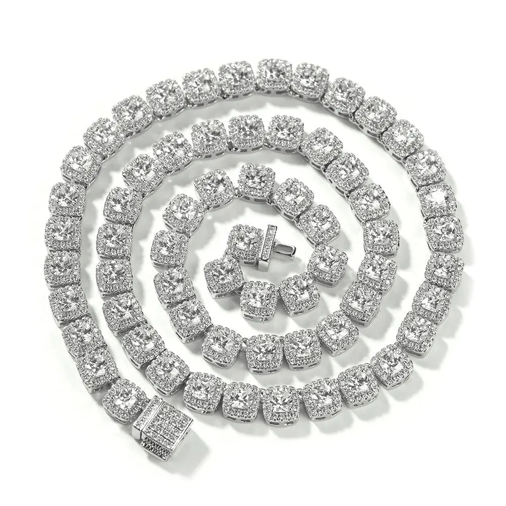 mens gold Gold Plated Rock Candy Chain necklace nowadaysfashion