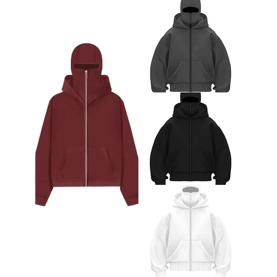 Men's Hooded Zip-Up Baseball Jacket - Blade & Thread