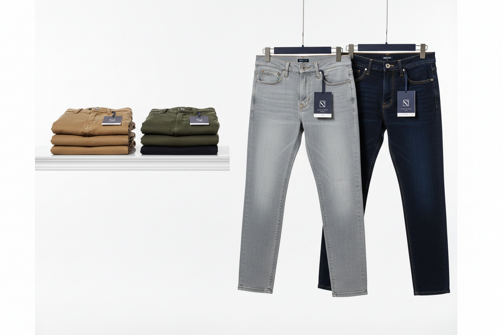Men's Kaki Jeans