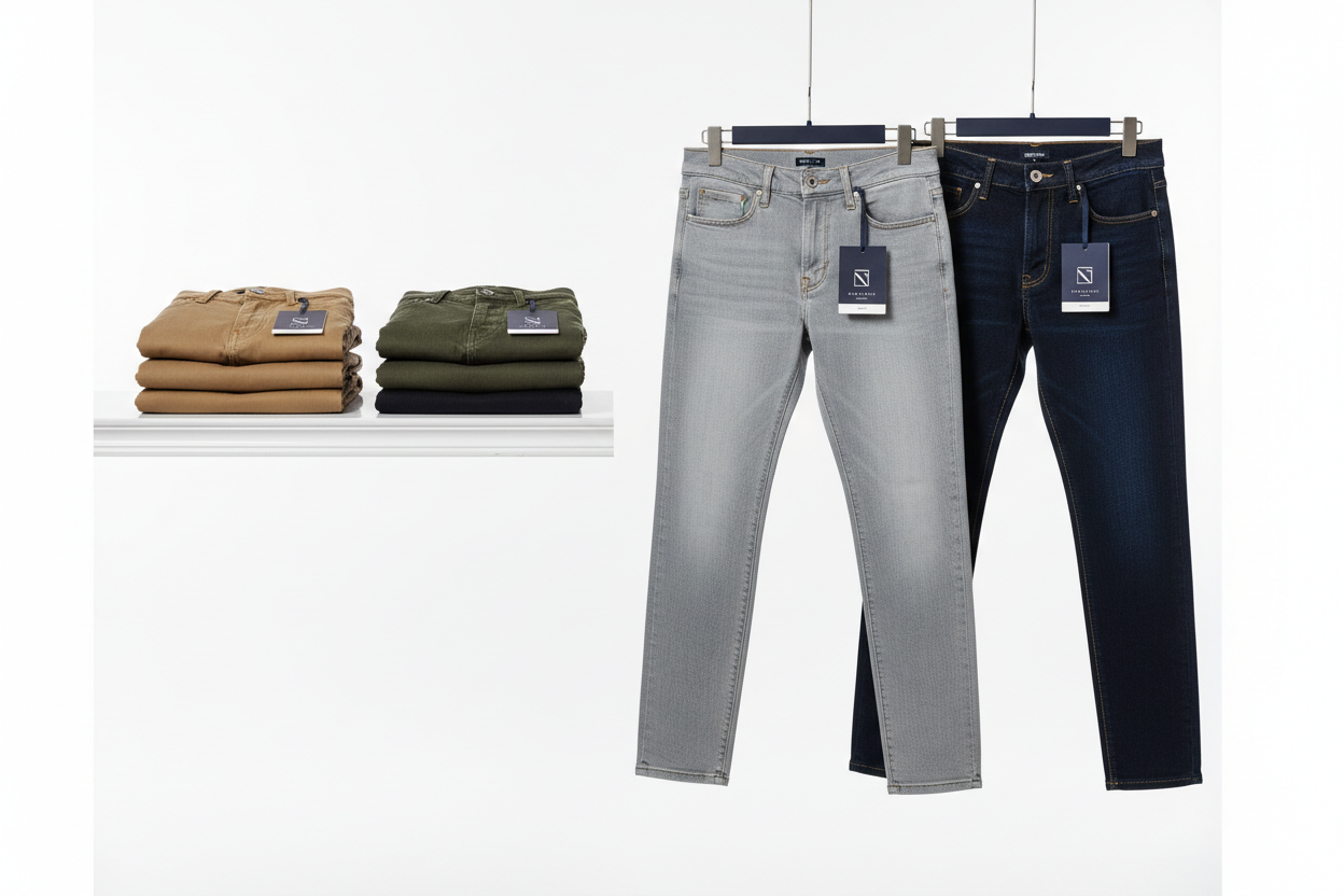 Men's Kaki Jeans