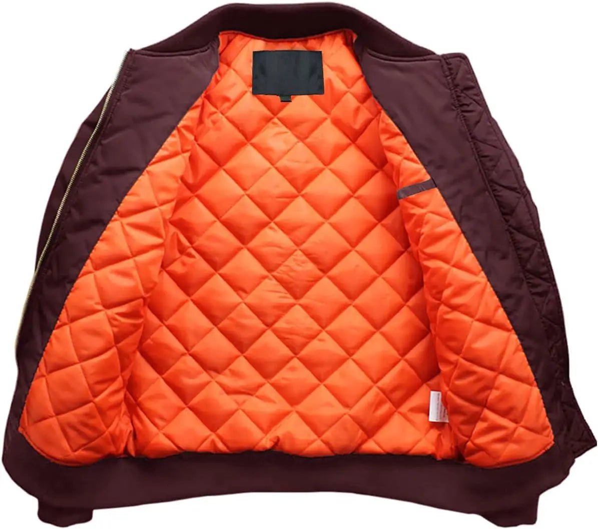 Men'S Lightweight Jacket Winter Warm up Jacket Thick Full Zip Jacket Coat Bomber Varsity Jacket Windbreaker - Blade & Thread
