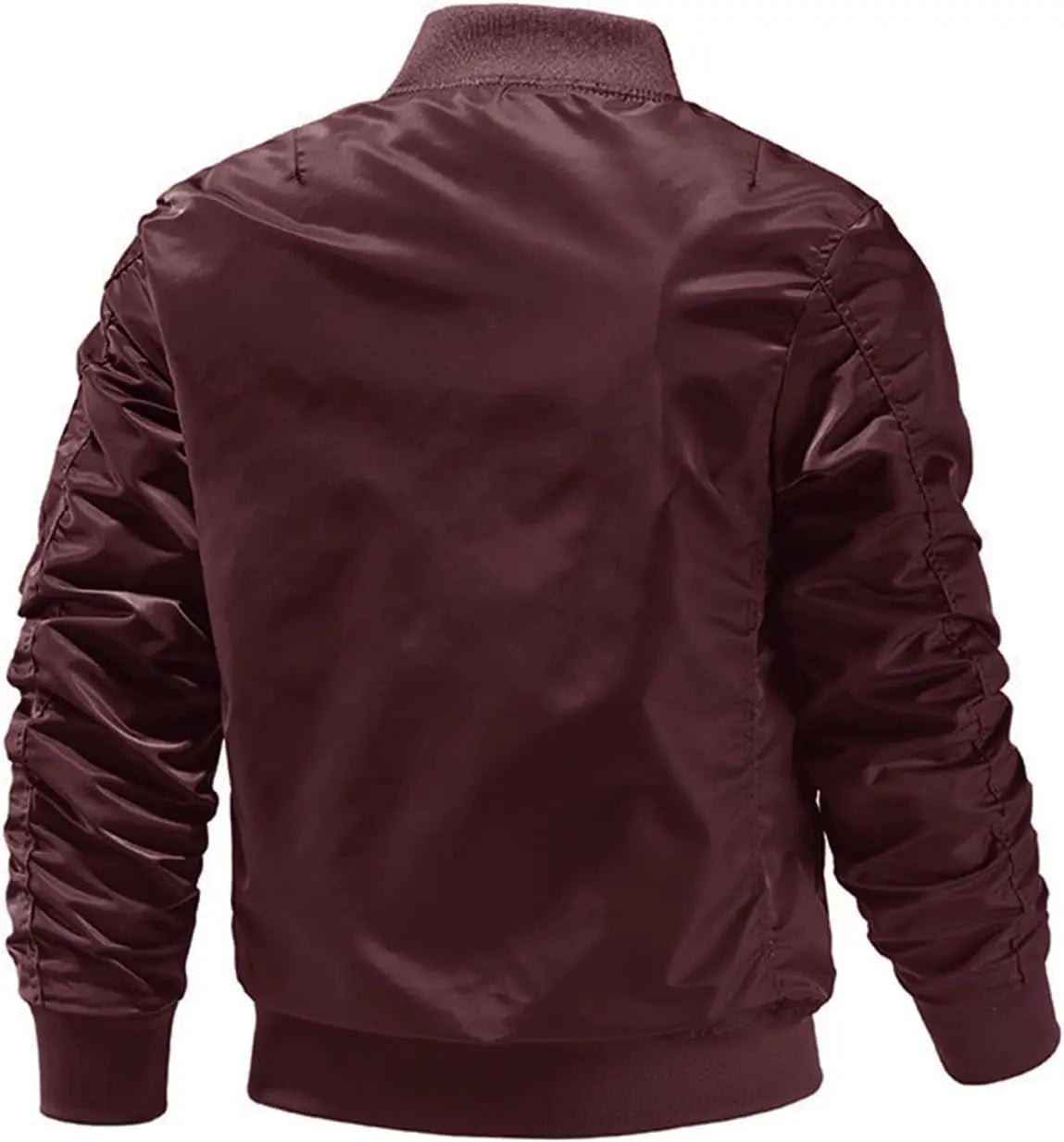 Men'S Lightweight Jacket Winter Warm up Jacket Thick Full Zip Jacket Coat Bomber Varsity Jacket Windbreaker - Blade & Thread