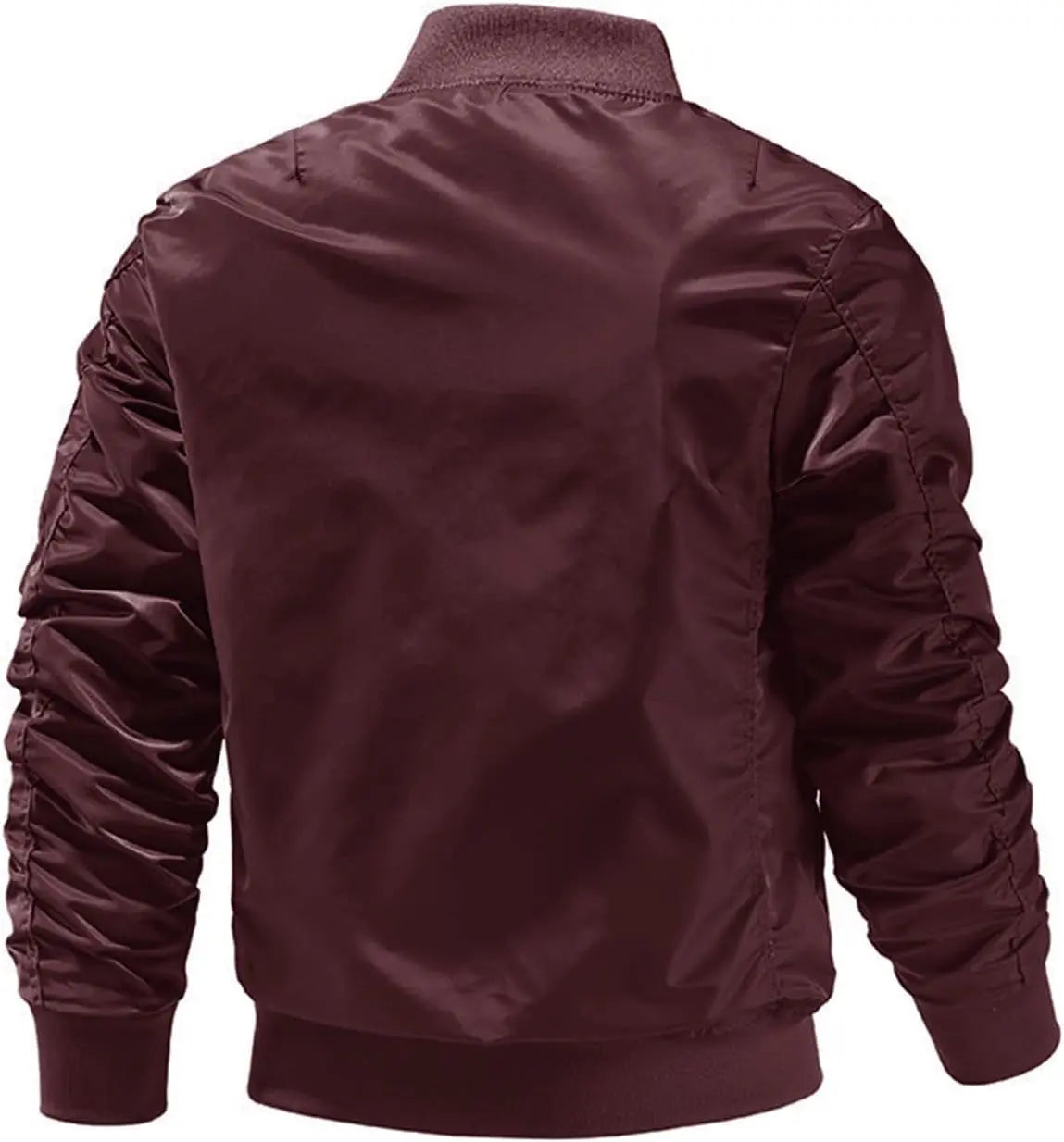 Men'S Lightweight Jacket Winter Warm up Jacket Thick Full Zip Jacket Coat Bomber Varsity Jacket Windbreaker Blade & Thread