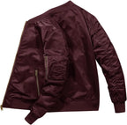 Men'S Lightweight Jacket Winter Warm up Jacket Thick Full Zip Jacket Coat Bomber Varsity Jacket Windbreaker Blade & Thread