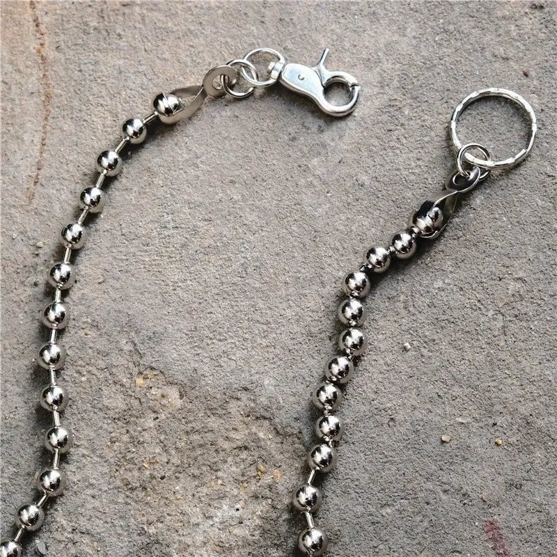 Men's simple beaded trousers and chains - Blade & Thread