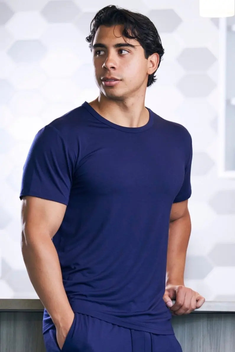 Men's Soft Bamboo Lounge Short Sleeve T-Shirt - Blade & Thread