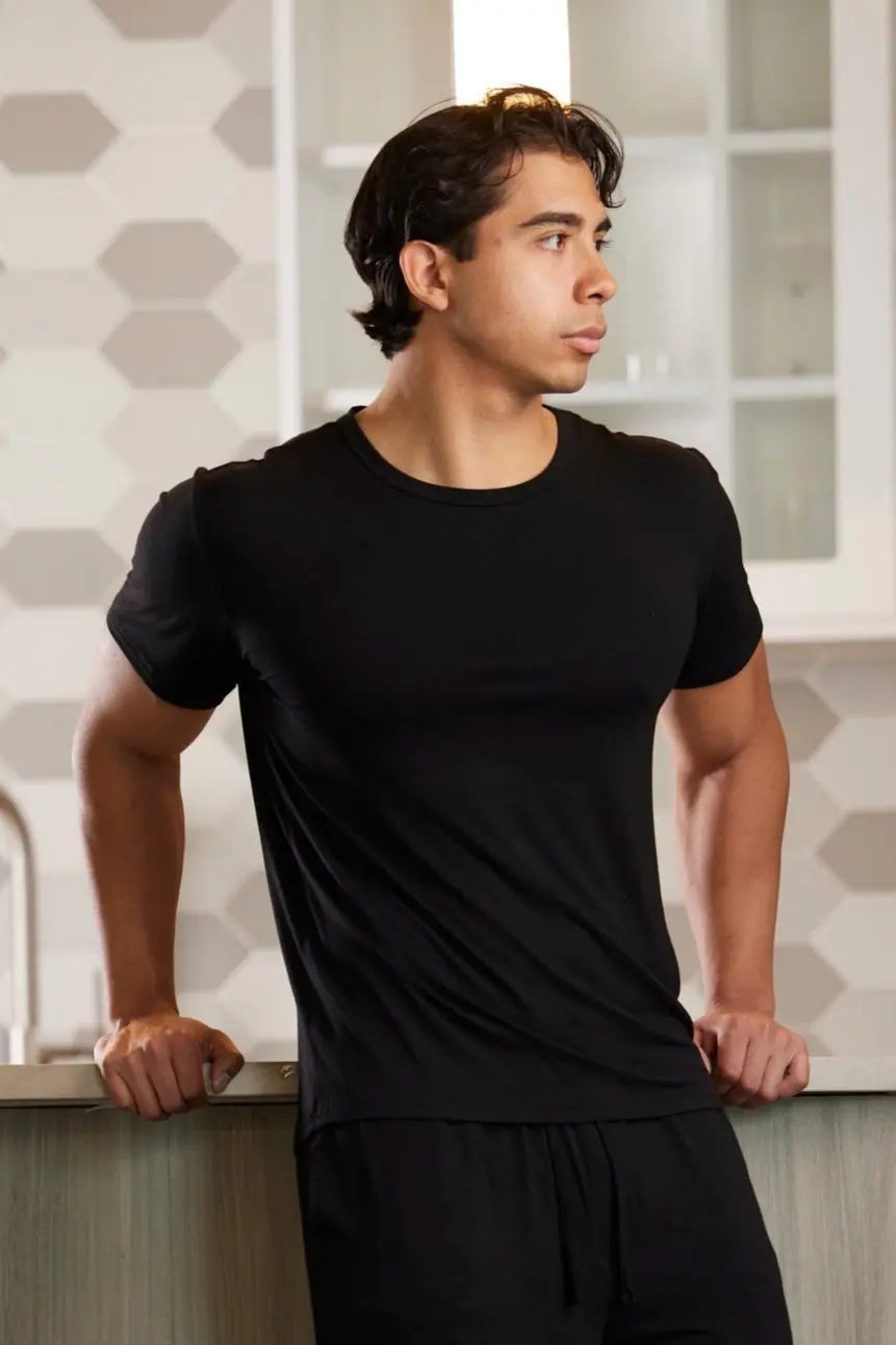 Men's Soft Bamboo Lounge Short Sleeve T-Shirt - Blade & Thread
