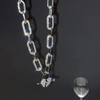 Metal Love Heart Cupid Pendants Female Clavicle Chain Light Luxury Niche Design Necklace nowadaysfashion