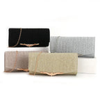Metal veil pleated Clutch bag evening bag nowadaysfashion