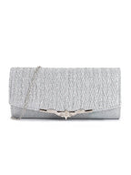 Metal veil pleated Clutch bag evening bag nowadaysfashion