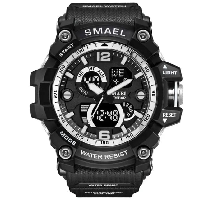 Military Watch 50m Waterproof Wristwatch LED Quartz Clock Male Digital Sports Watches Men's - Blade & Thread