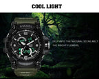 Military Watch 50m Waterproof Wristwatch LED Quartz Clock Male Digital Sports Watches Men's nowadaysfashion