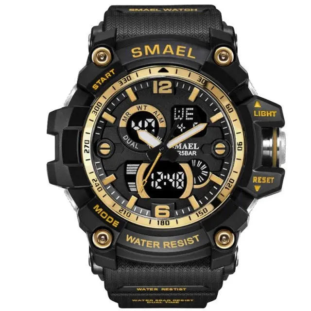 Military Watch 50m Waterproof Wristwatch LED Quartz Clock Male Digital Sports Watches Men's nowadaysfashion