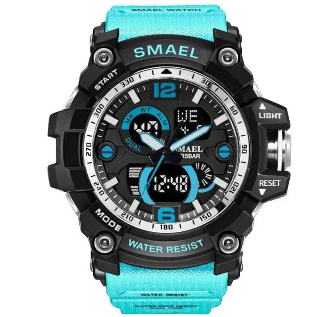 Military Watch 50m Waterproof Wristwatch LED Quartz Clock Male Digital Sports Watches Men's nowadaysfashion