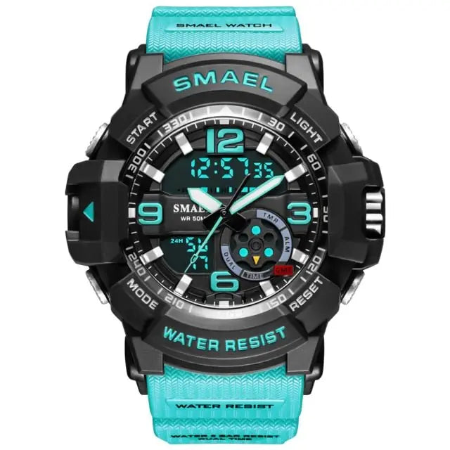 Military Watch 50m Waterproof Wristwatch LED Quartz Clock Male Digital Sports Watches Men's nowadaysfashion