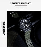 Military Watch 50m Waterproof Wristwatch LED Quartz Clock Male Digital Sports Watches Men's nowadaysfashion