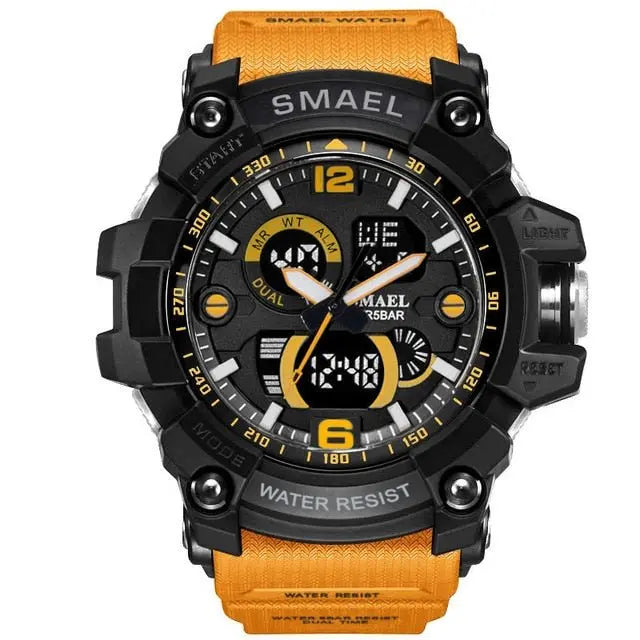 Military Watch 50m Waterproof Wristwatch LED Quartz Clock Male Digital Sports Watches Men's nowadaysfashion