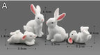 Mini Resin Animal Figurines – DIY Micro-Landscape Decor - Blade & Thread